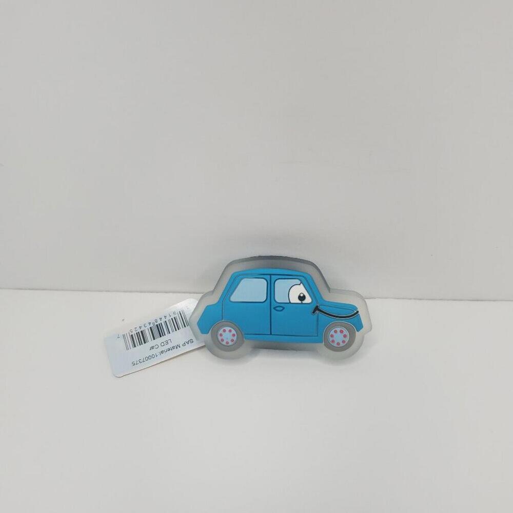 NEW 1 Piece Blue Car Light Up Crocs Jibbitz Unisex